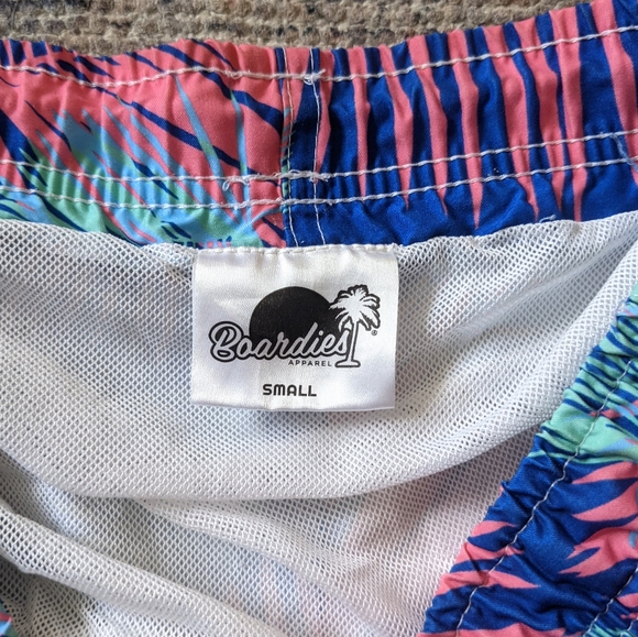 Boardies Tropicana Blue Mens Swim Shorts - Picture 6 of 11